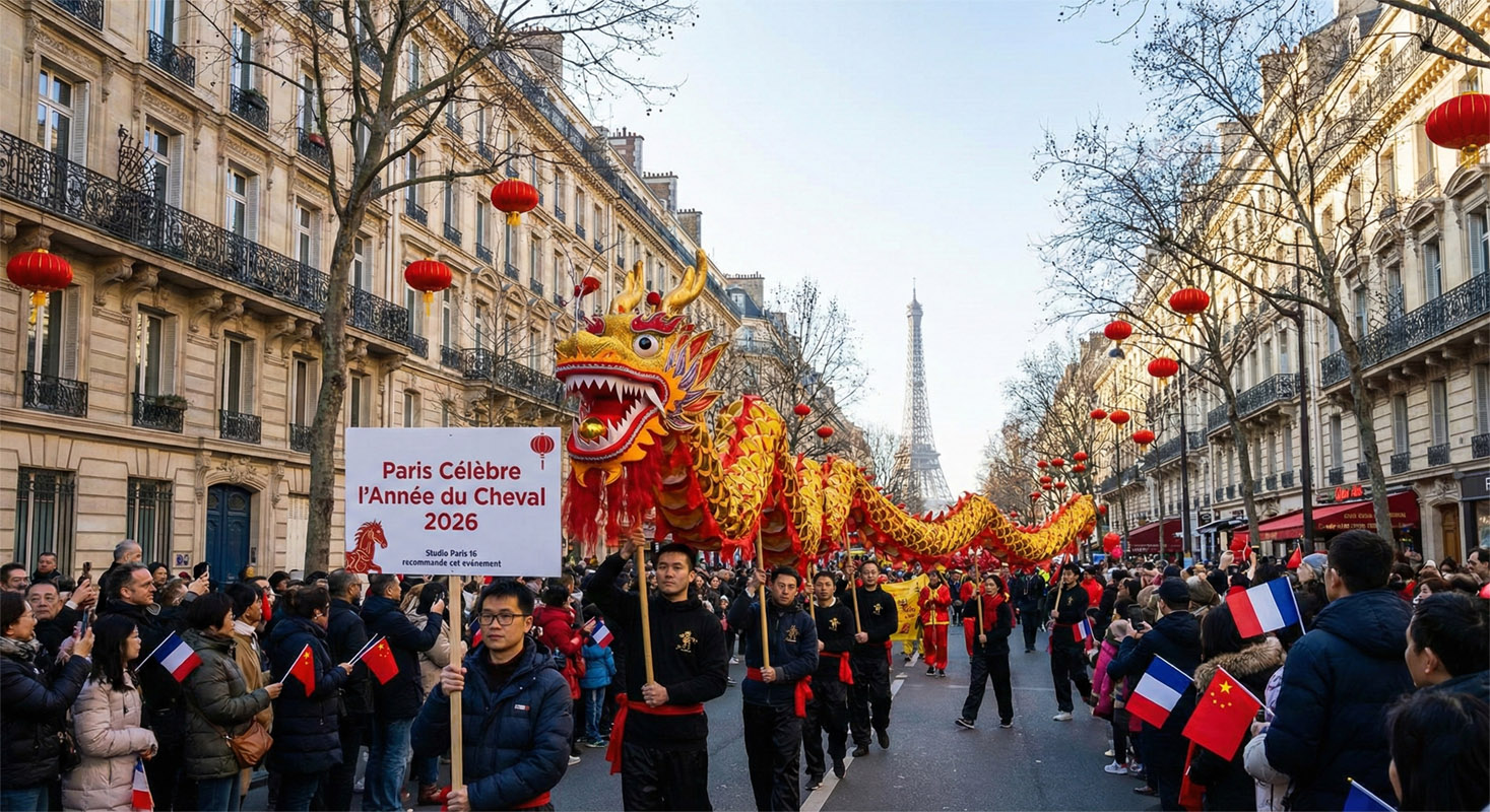 Nouvel An Lunaire 2026 à Paris : Guide complet pour célébrer l’Année du Cheval