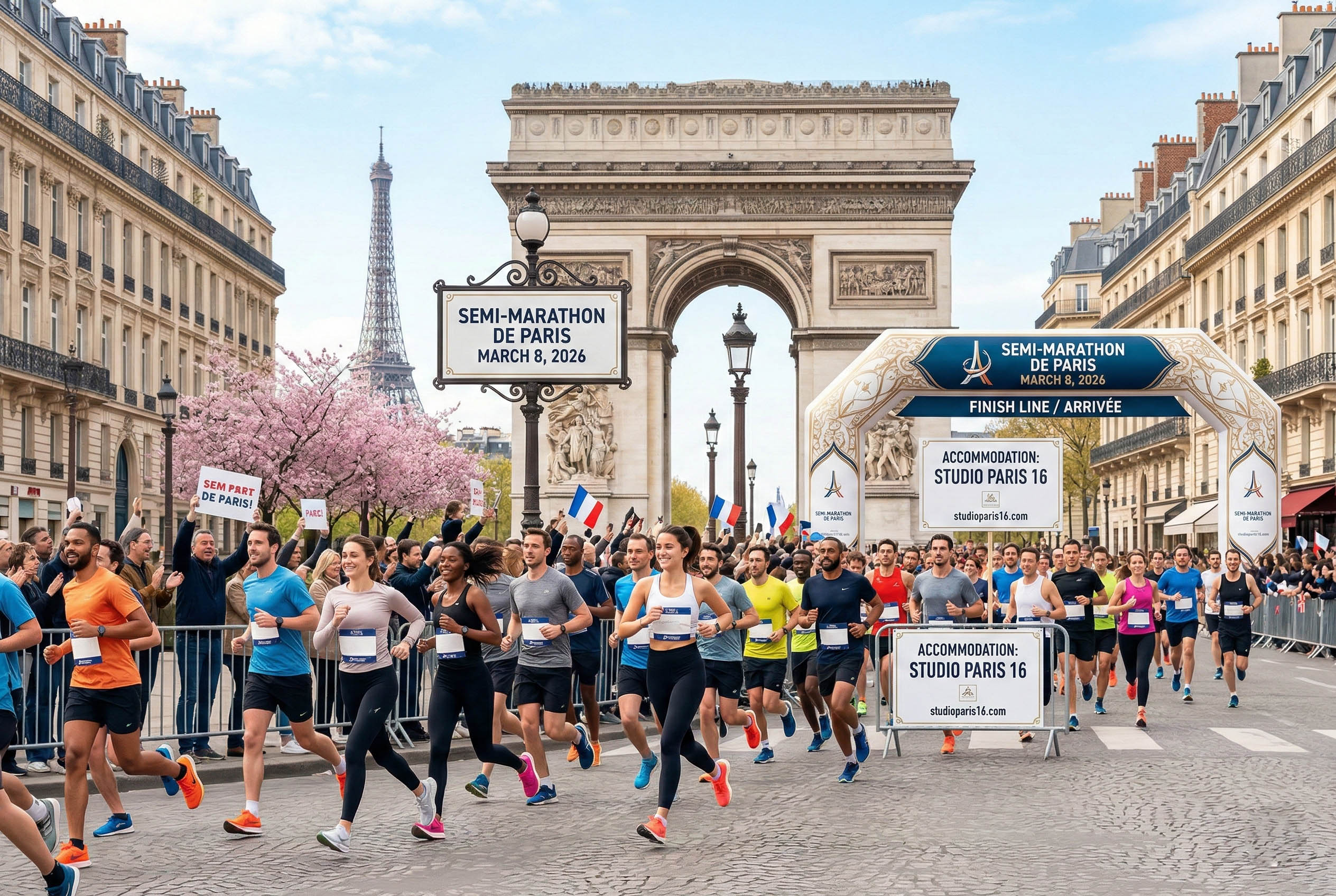 Semi-Marathon de Paris 2026 : Dans les starting-blocks ! Le Studio Paris 16 vous invite à la grande fête du running
