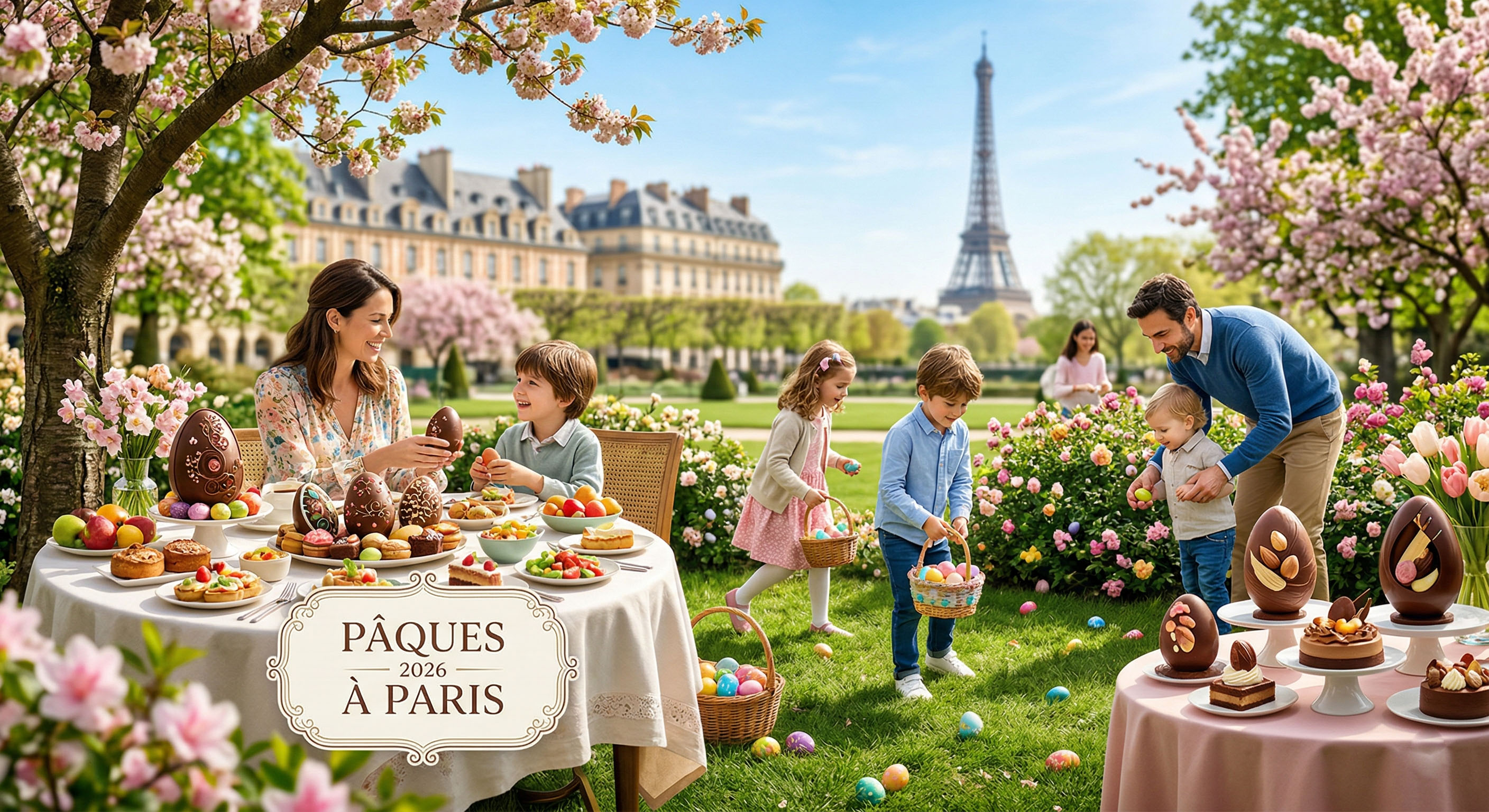Le Guide Ultime de Pâques 2026 à Paris : Sélection de Chocolats, Brunchs et Chasses aux Œufs pour les Voyageurs du Studio Paris 16