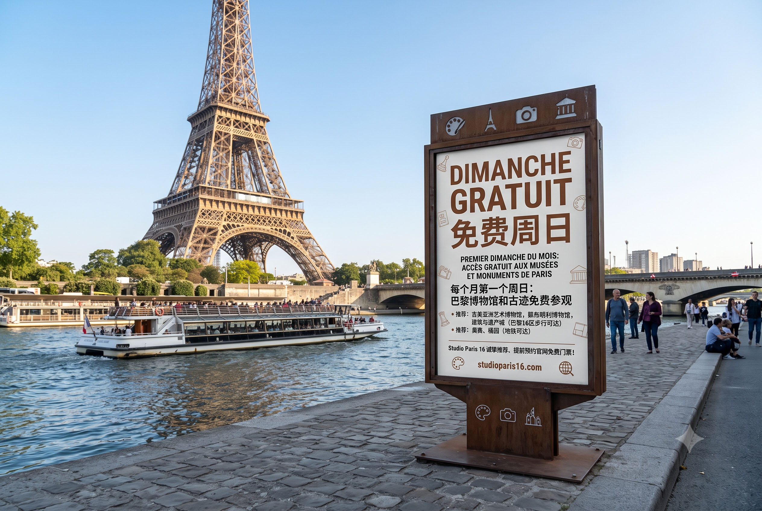 Bon plan à Paris : Votre guide des musées et monuments gratuits le premier dimanche du mois !